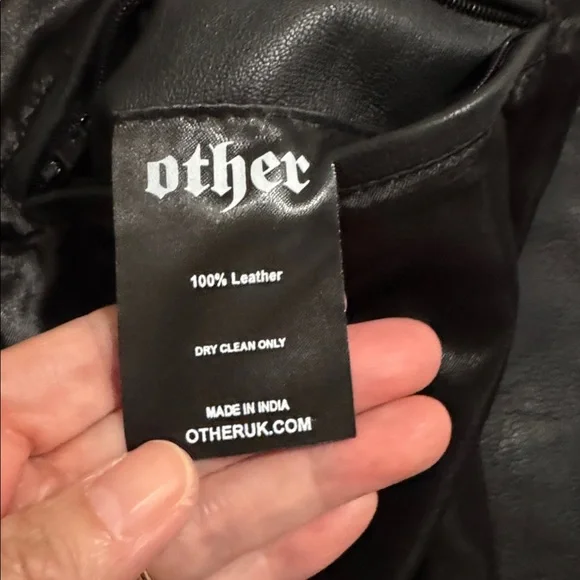 Other UK Colt Genuine Lamb Leather Moto Biker Jackets Vintage Black X-Small